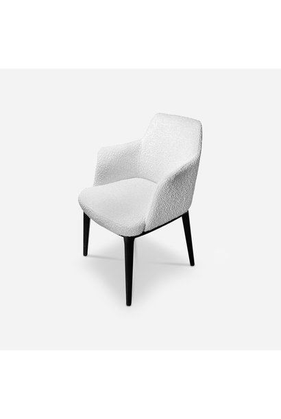 MILANO Dining Chair Boucle White